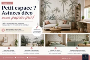 Petit espace ? Astuces déco avec papier peint